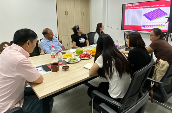 Sri Lankan Cement Plant Client Visits Our Company to Deepen Cooperation on Mill Wear Parts